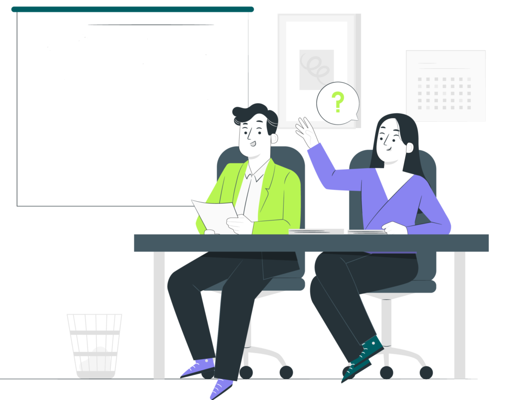 Formation en agilité en entreprise avec des collaborateurs en échange autour des pratiques agiles